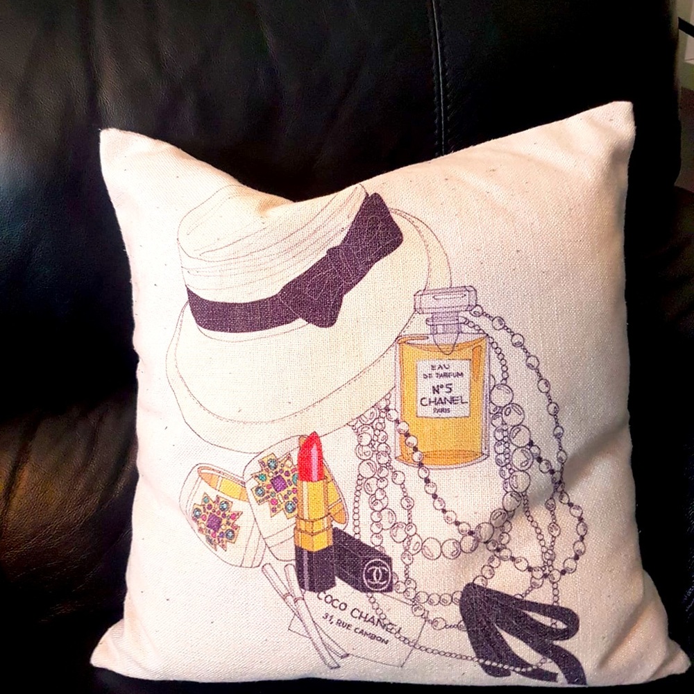 Vintage CHANEL pillow